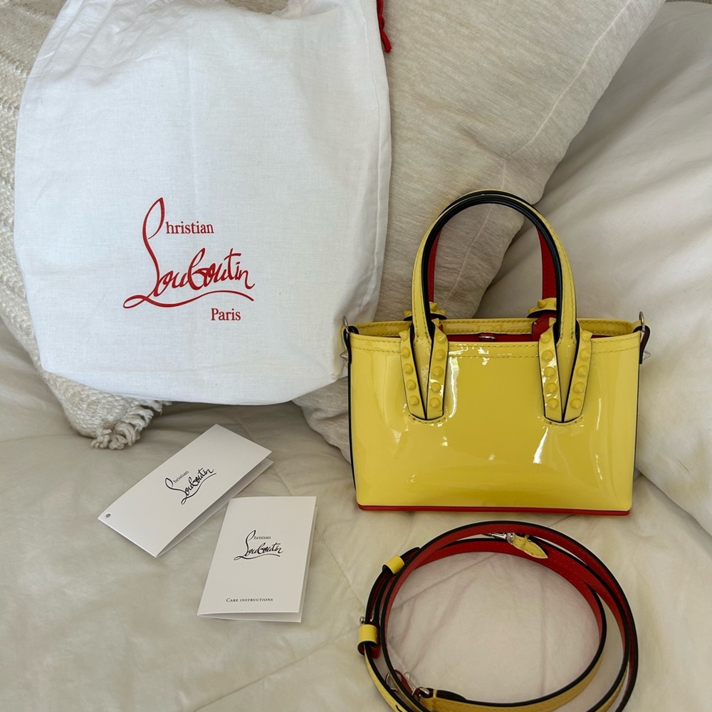 Christian Loubuiton Cabata Patent Crossbody/bag